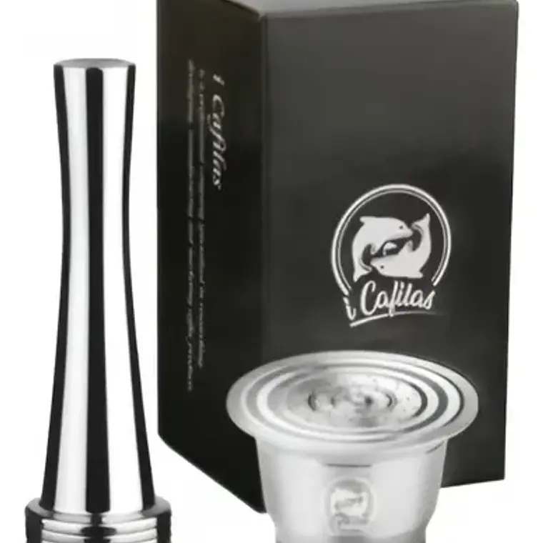 Pack Cápsula Reutilizable Acero Para Nespresso Nuevo Modelo 5