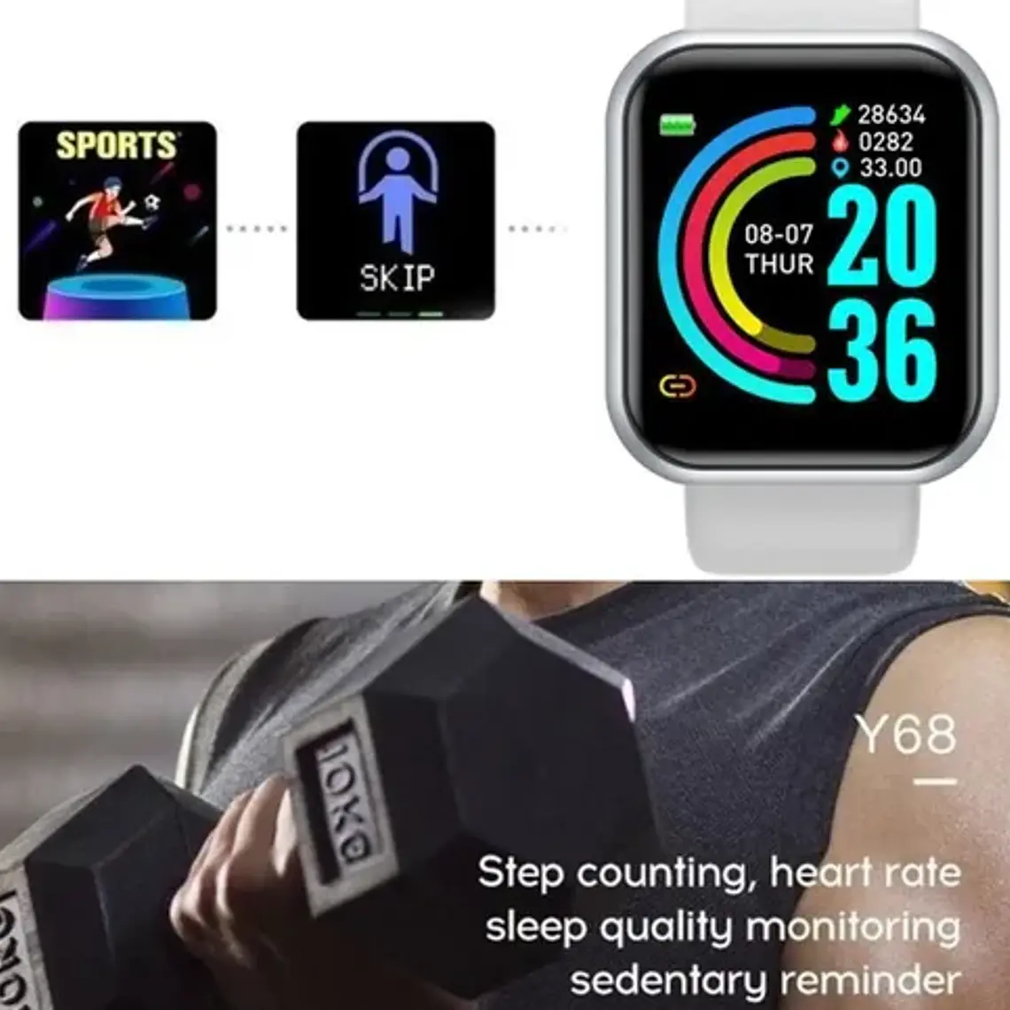 Smartwatch Deportivo Llamada Bluetooth Reloj Inteligente 16