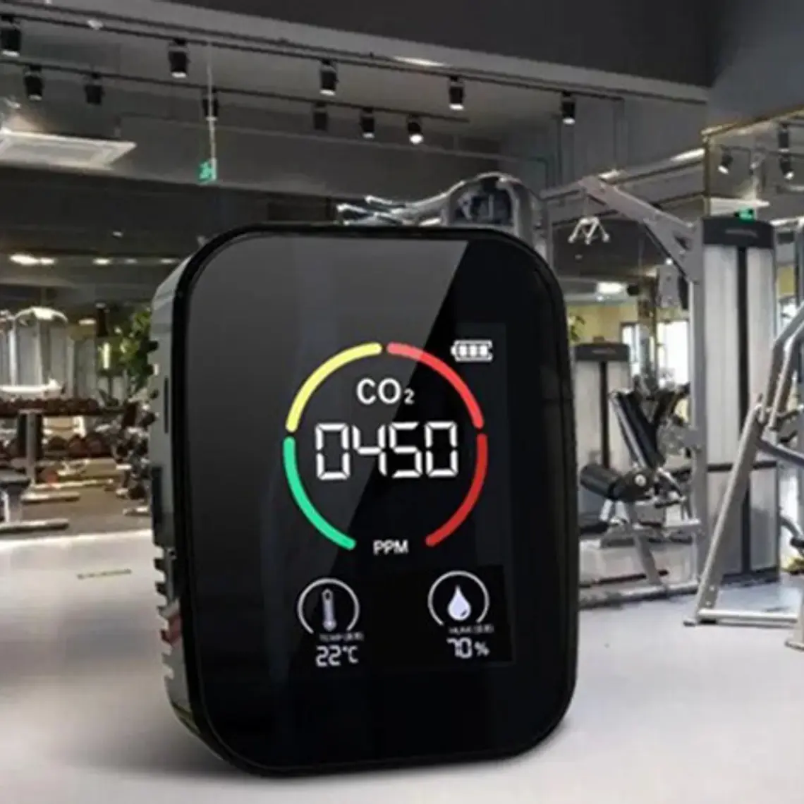 Detector Portátil Co2 Medidor Dióxido De Carbono Aire Stgo. 6