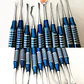 Elevadores De Seno Maxilar Set Azul 10 Piezas Calidad Stgo. - Miniatura 3