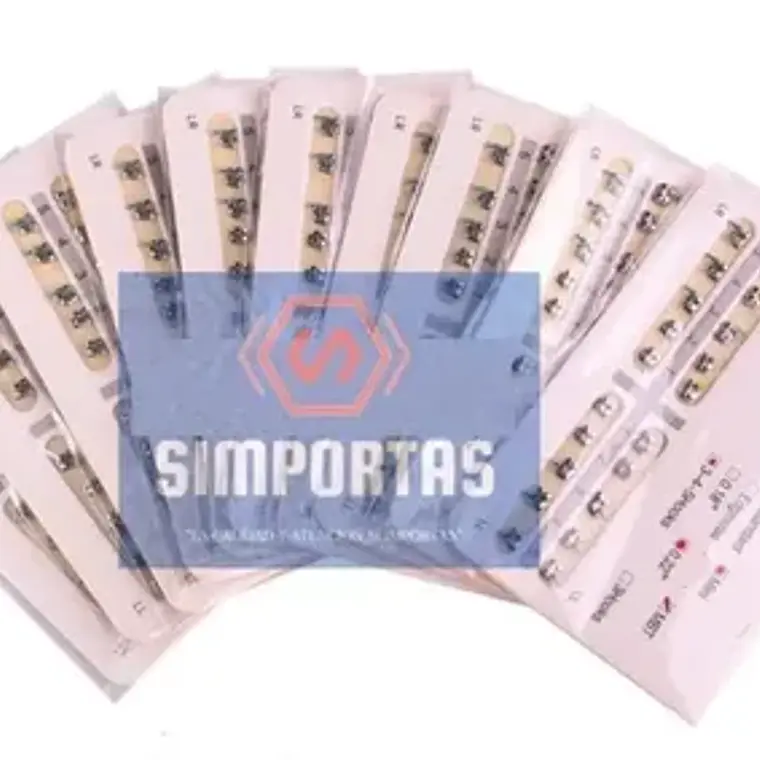 Brackets Ortodoncia Metálicos Roth Mtb 0.22 Azdent Santiago 12