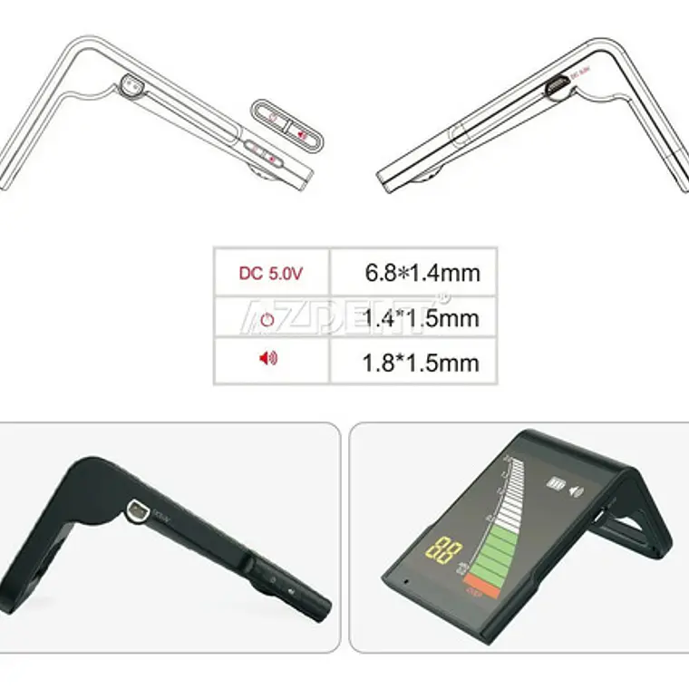 Localizador Apical Portable E Inteligente Recargable Lcd 3,2 7