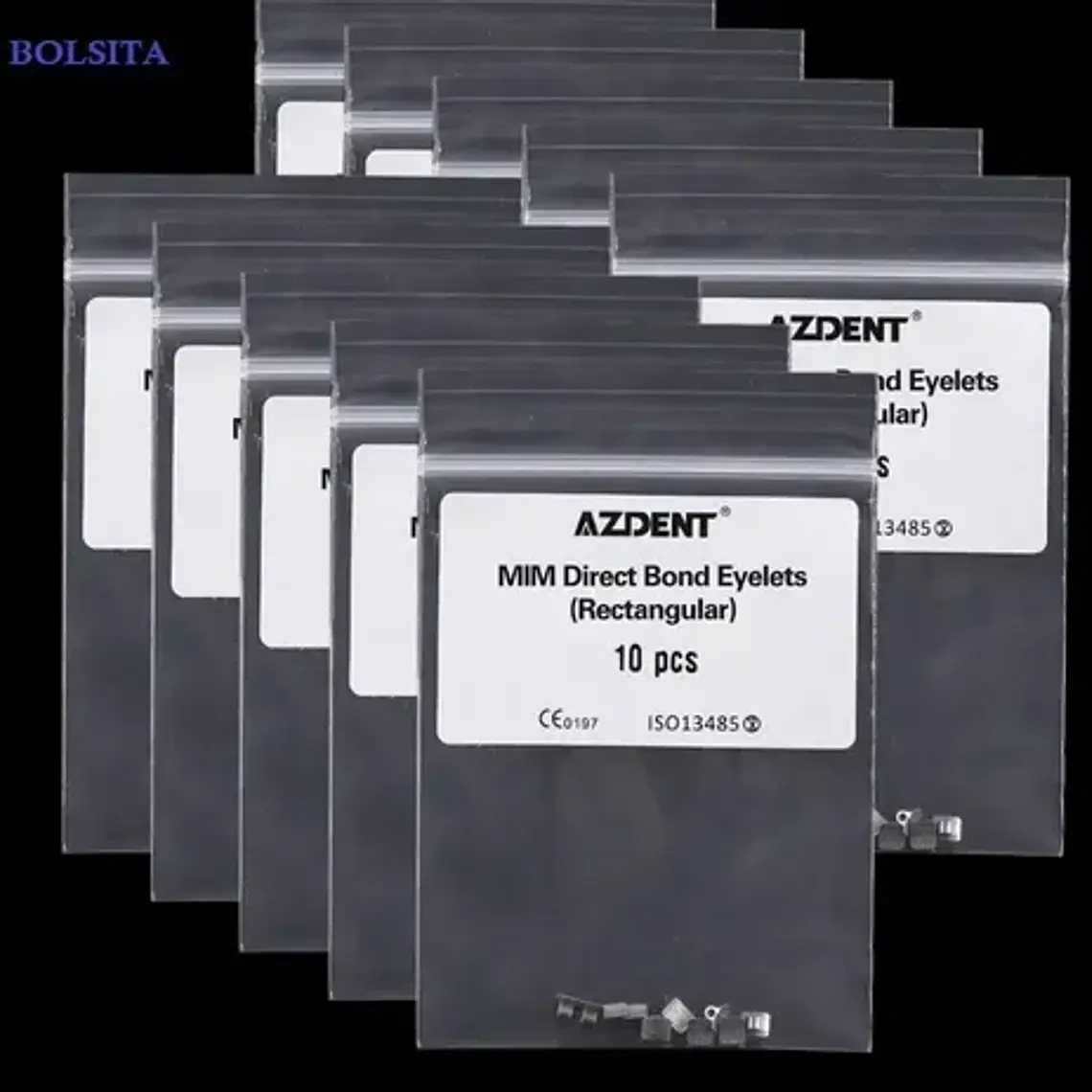 Botones Ortodoncia Con Ojal Linguales Bolsita 10u Santiago 8
