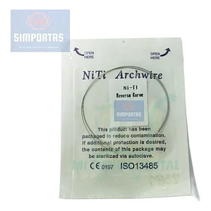 Arcos Curva Reversa Niti Super Elástico Ortodoncia 2u/sobre