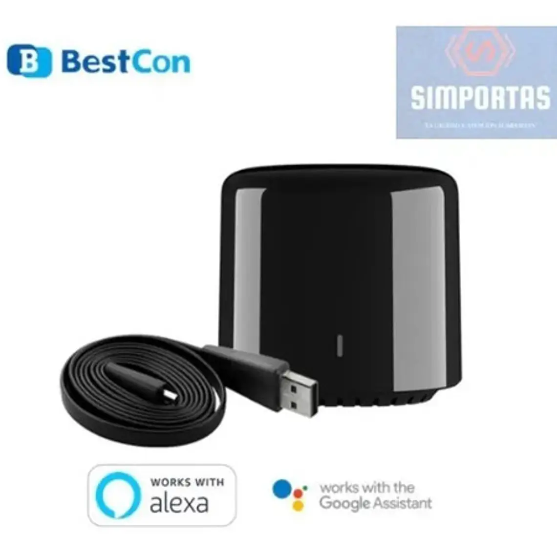 Controlador Ir Rm4 Bestcon Smart Home Negro Santiago 2