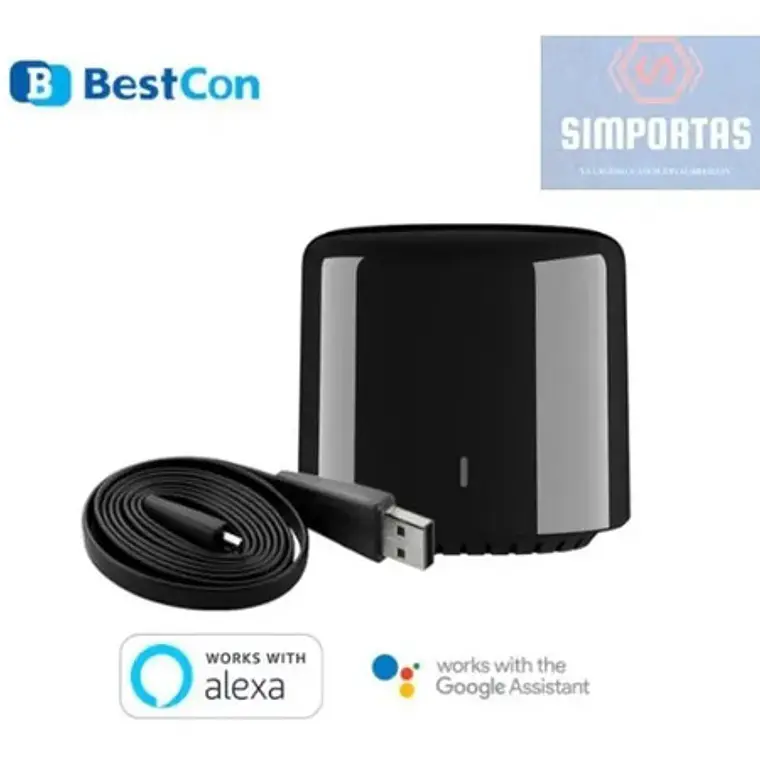 Controlador Ir Rm4 Bestcon Smart Home Negro Santiago 2