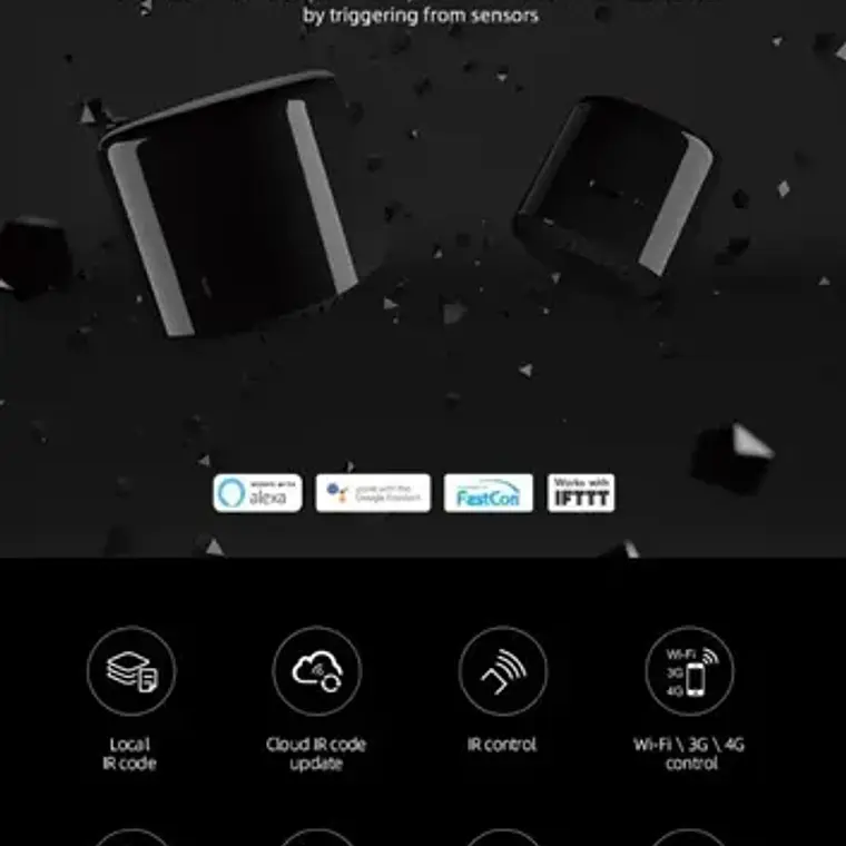 Controlador Ir Rm4 Bestcon Smart Home Negro Santiago 4