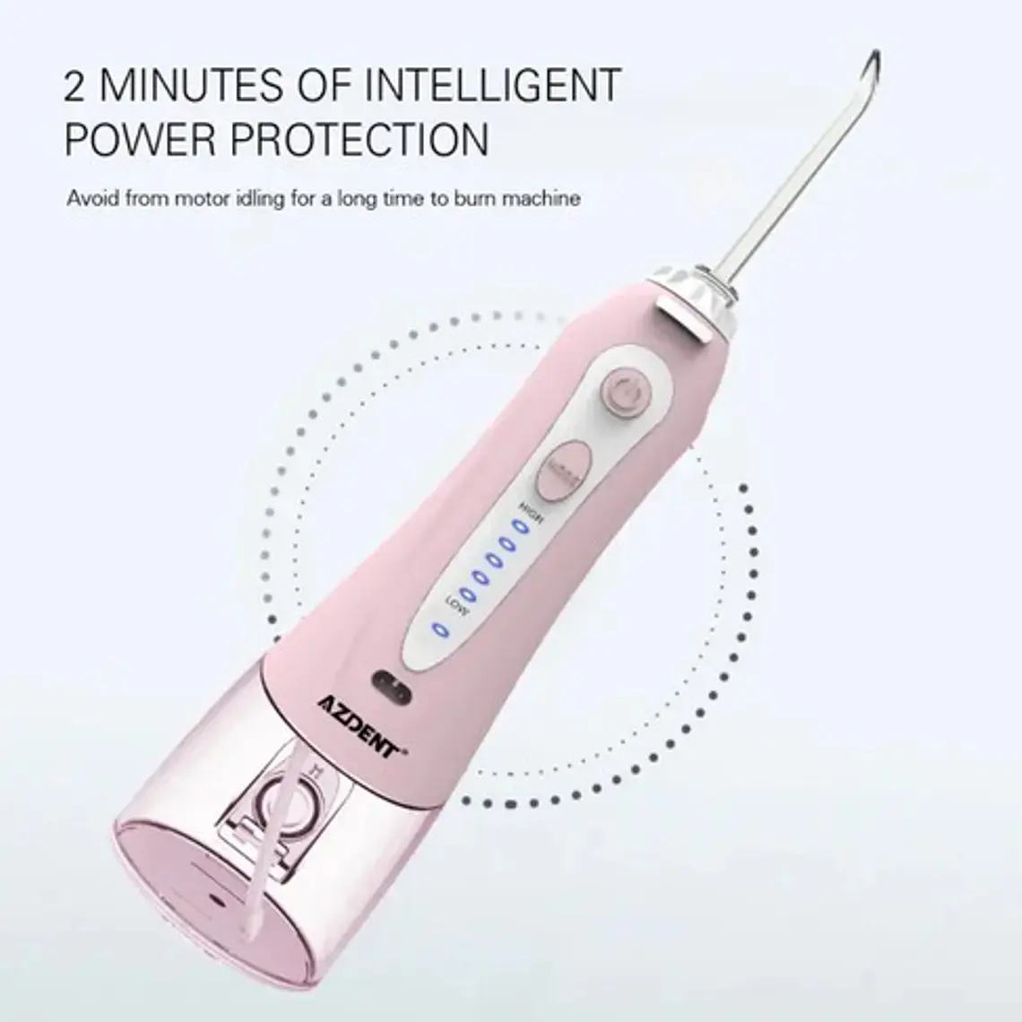 Irrigador Dental Limpieza Bucal Recargable 5 Modos Ipx7 21