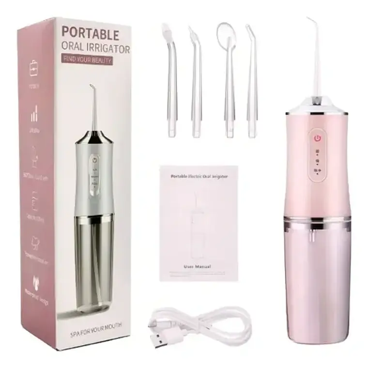 Irrigador Dental Limpieza Bucal Recargable 5 Modos Ipx7 31