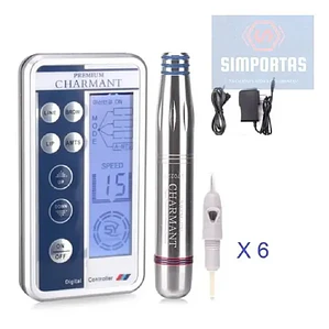  Dermografo Charmant Premium Microblading + 6 Repuestos 1pin