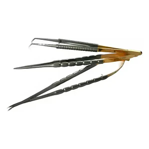 Kit Quirúrgico 3 Piezas Castroviejo Pinza Tijeras 18cm Stgo.