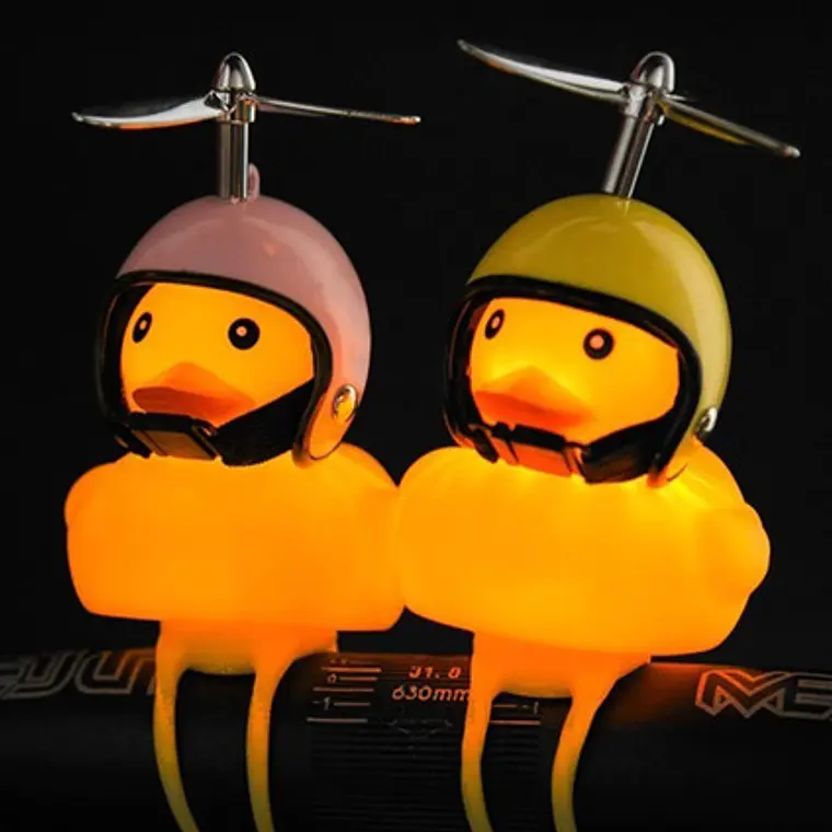 Luz Para Bicicleta Patito Sonora Divertido Santiago 16