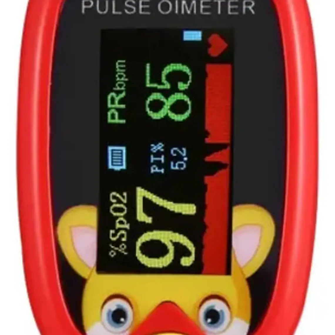 Oximetro De Pulso Usb Pediátrico Saturómetro Recargable  4