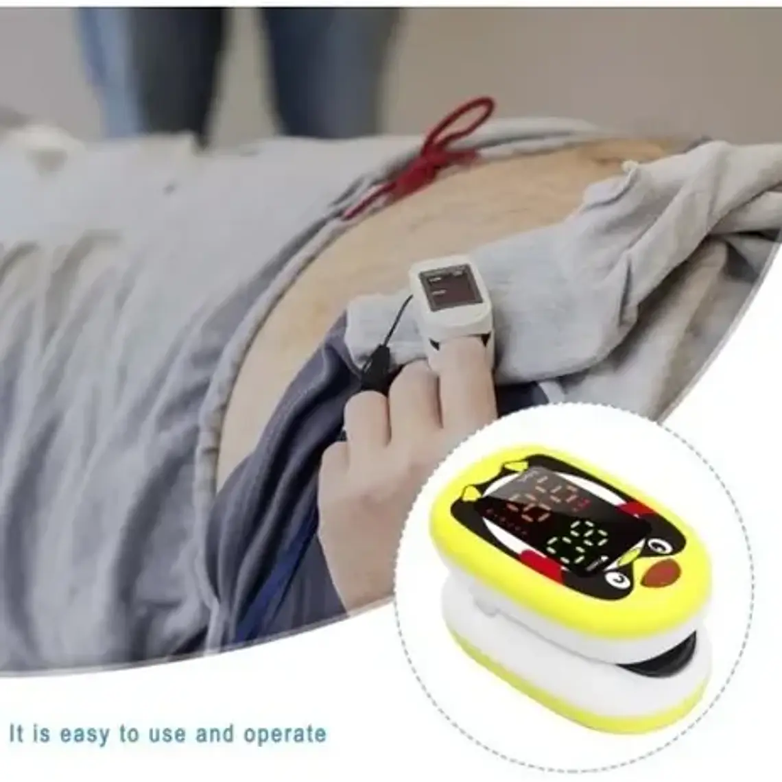 Oximetro De Pulso Usb Pediátrico Saturómetro Recargable  9