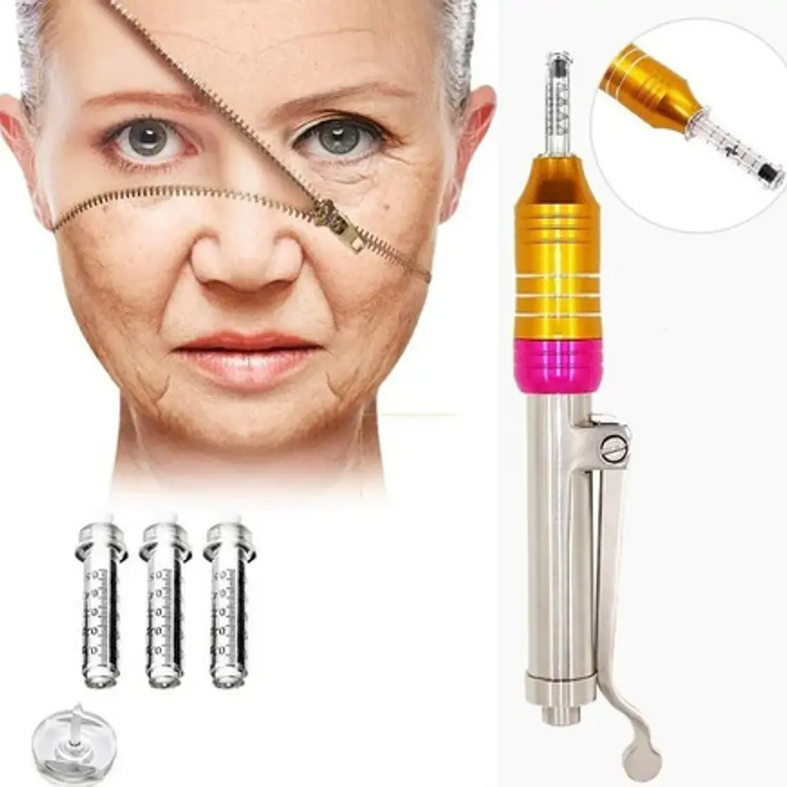 Hyaluron Pen Nuevo Modelo + 10 Jeringuillas De 3ml Santiago 5