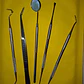 Kit Examen Espejo Pinza Y Sonda Dental Odontología Santiago - Miniatura 3