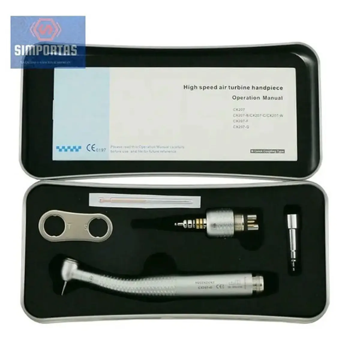Turbina Dental Led Fibra Óptica Roto Quick Sistema 6h Stgo. 1