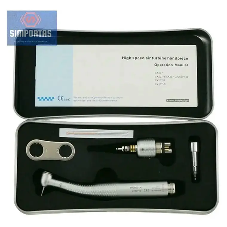 Turbina Dental Led Fibra Óptica Roto Quick Sistema 6h Stgo. 1