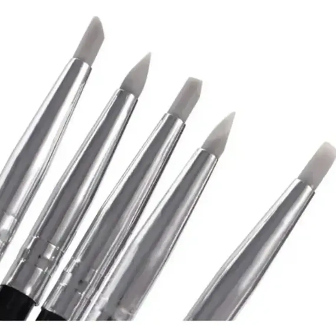 Pack 5 Pinceles De Silicona Para Composite Dental Santiago 2