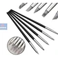 Pack 5 Pinceles De Silicona Para Composite Dental Santiago - Miniatura 3
