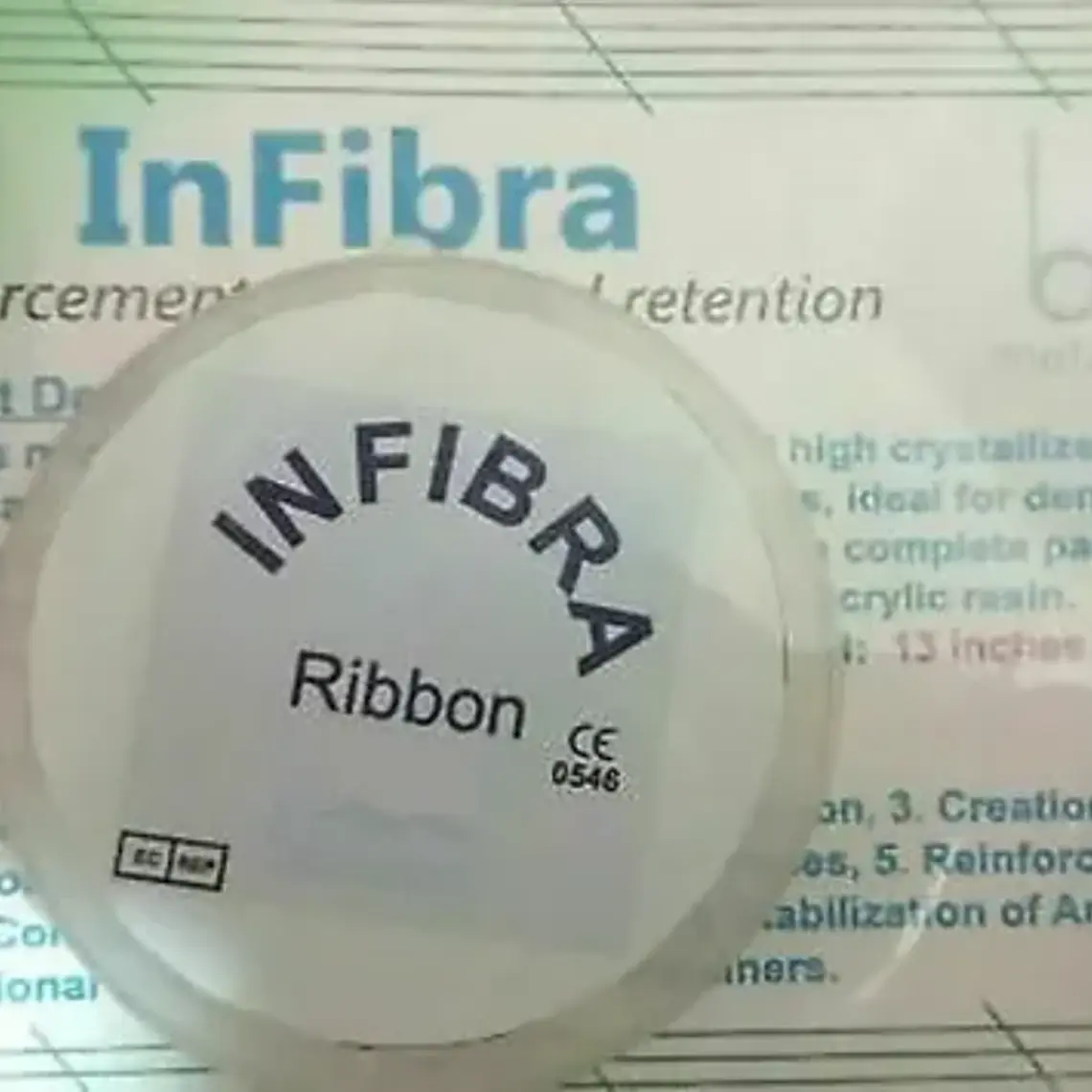 Banda De Refuerzo Dental Tira De Fibra Tipo Ribbon 1 Rollo 7