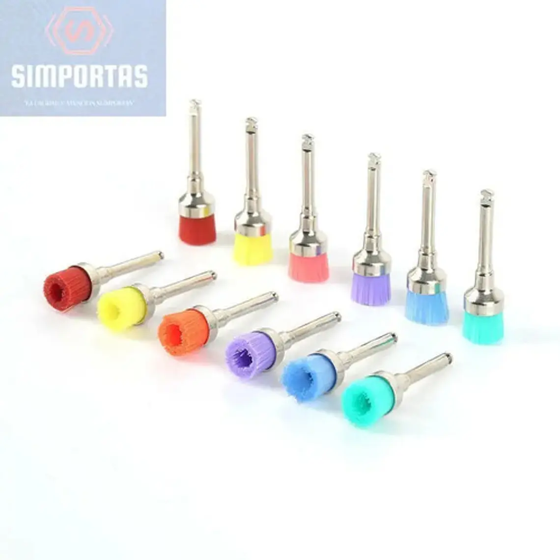 Escobillas Profilaxis Dental  Colores 30 Unidades Santiago 2