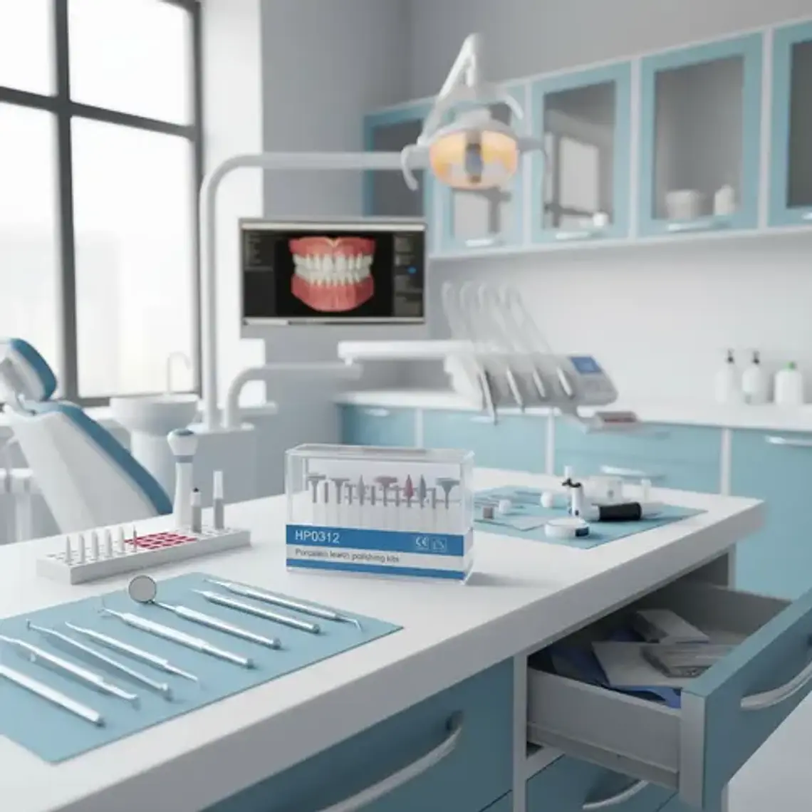 Pulidor De Cerámica Y Porcelana Dental Set De 12u Santiago 2