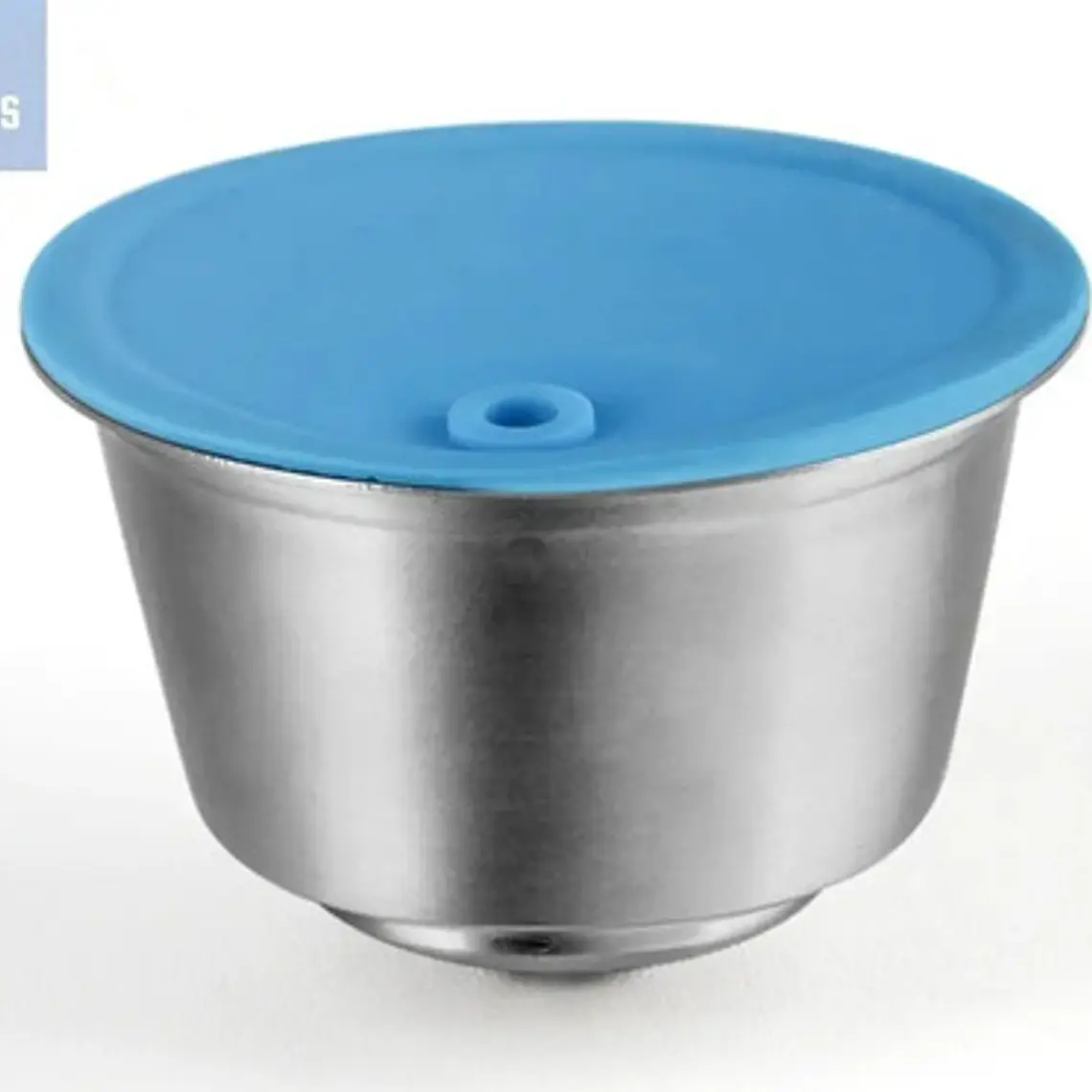 Capsula Dolce Gusto Reutilizable Acero Inoxidable Tapa Azul 5