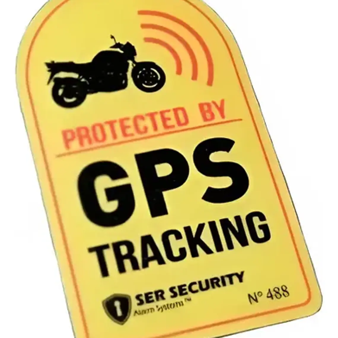 2 X Logos Gps Adhesivos Pequeños Para Motocicleta Santiago 1