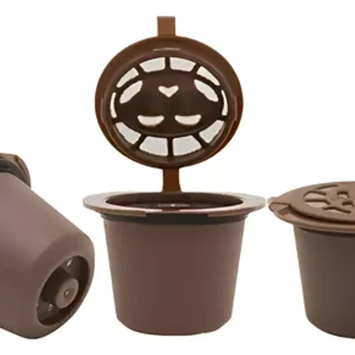 3x Capsula Café Reutilizables Recargables Nespresso Santiago 1