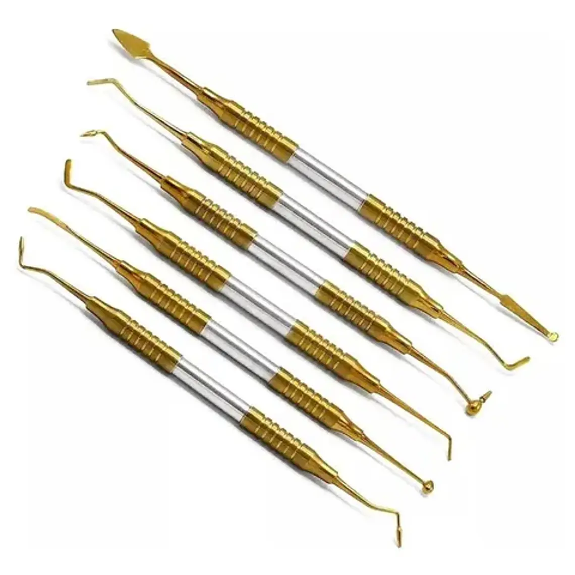 Espátulas De Composite Resina Dental Set 6u Santiago 1