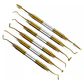 Espátulas De Composite Resina Dental Set 6u Santiago - Miniatura 1