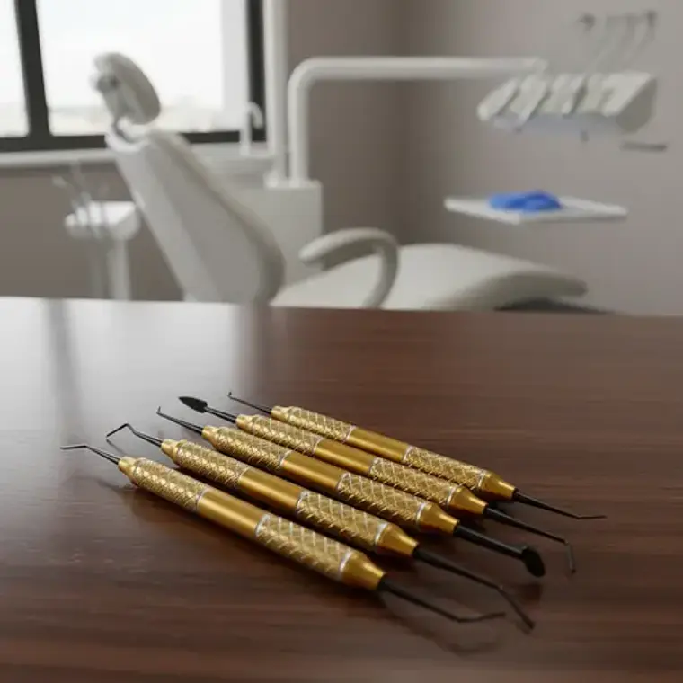 Espátulas De Composite Resina Dental Set 6u Santiago 7