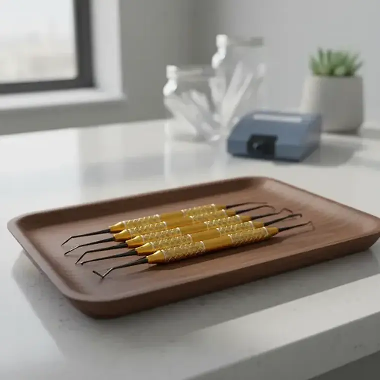 Espátulas De Composite Resina Dental Set 6u Santiago 8