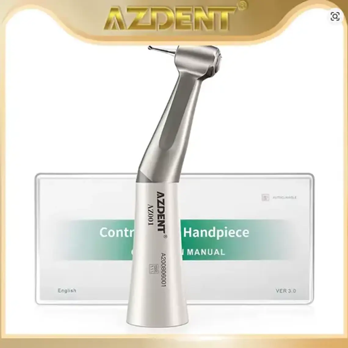 Contra Angulo Dental Original Azdent Sistema Push Button 2