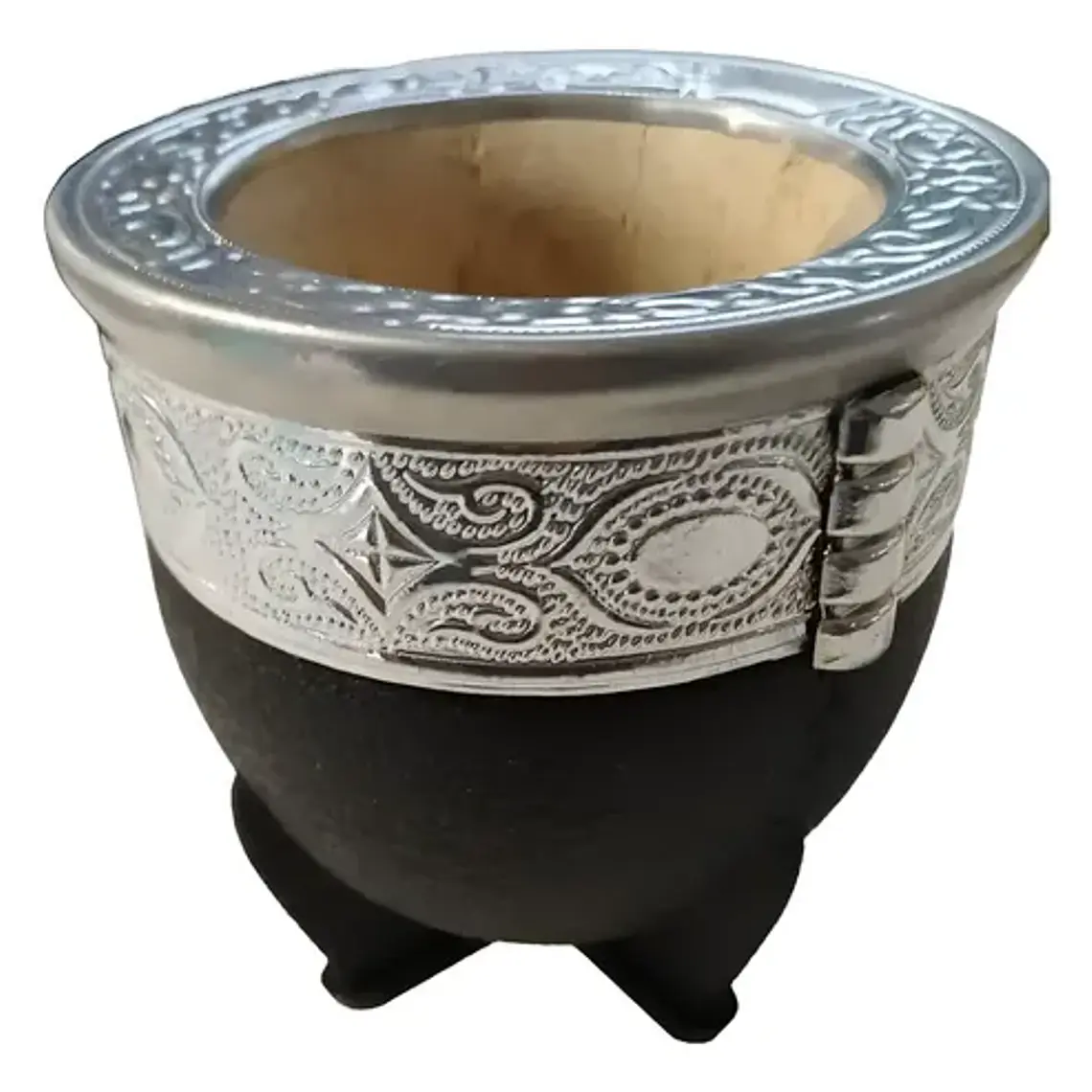 Mate Imperial Símil-cuero Calabaza Alto 10cms Negro 1