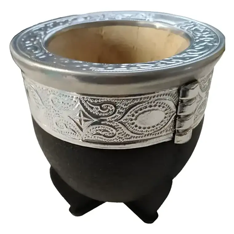 Mate Imperial Símil-cuero Calabaza Alto 10cms Negro 1
