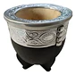 Mate Imperial Símil-cuero Calabaza Alto 10cms Negro - Miniatura 1