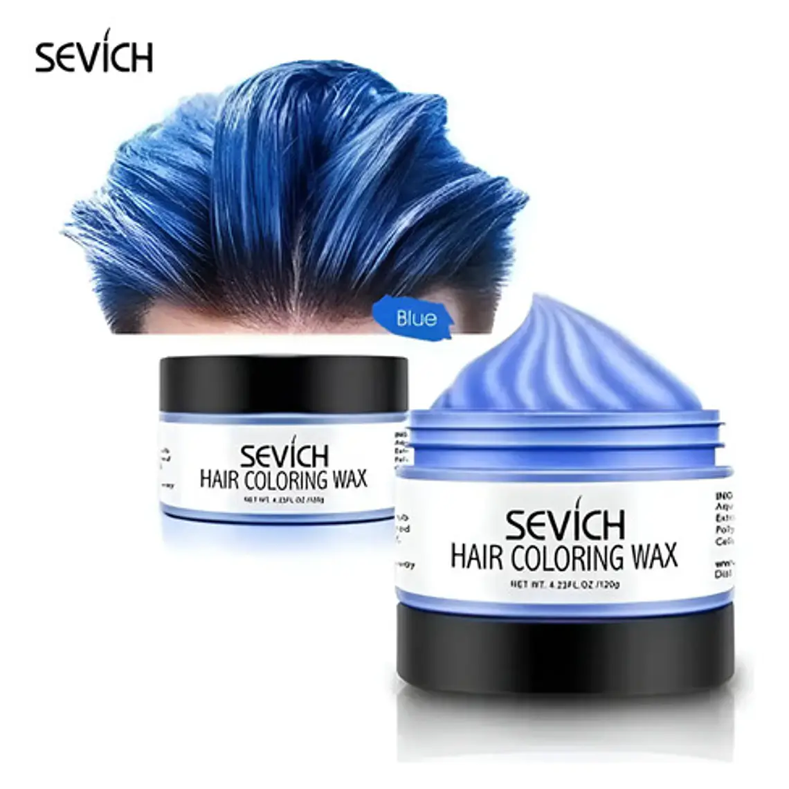 Cera Mousse Fantasia Color Wax 120g Tinte Original Sevich    1