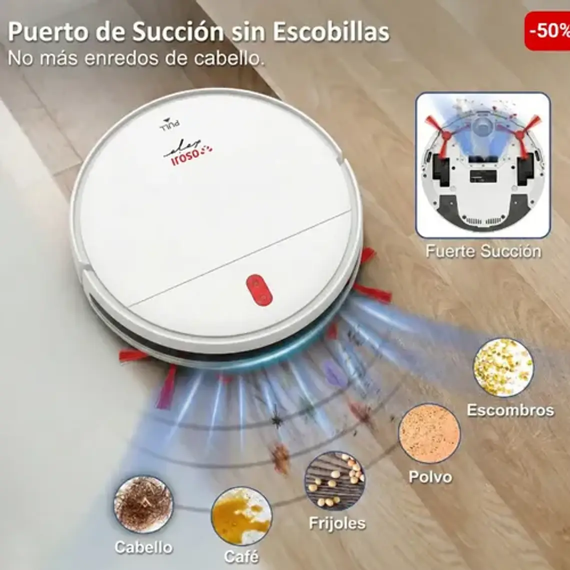 Aspiradora Wifi Osoji Robot Dojo San 690 4