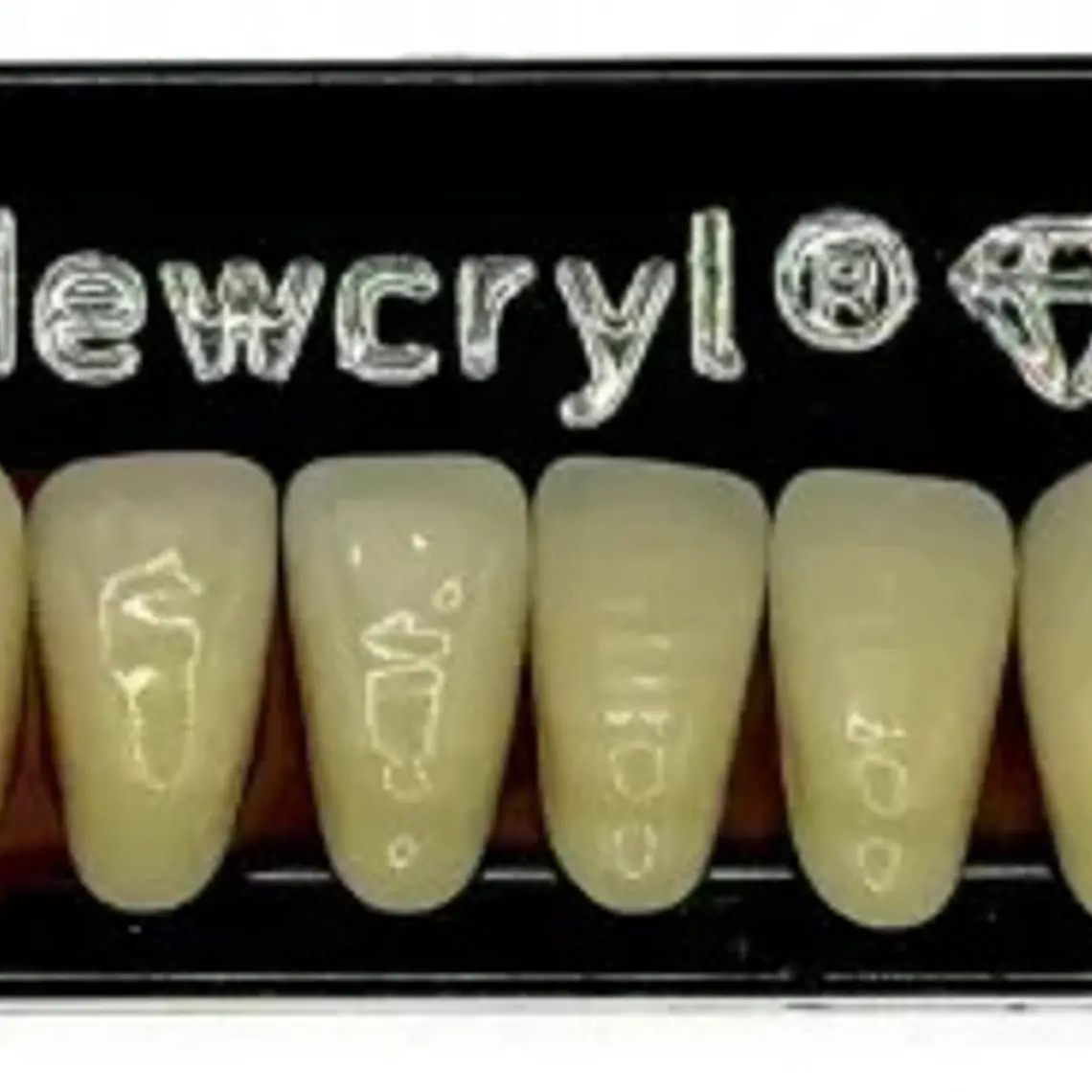 Tableta Dientes De Acrílico Newcryl 2 Capas Antero Inferior 1