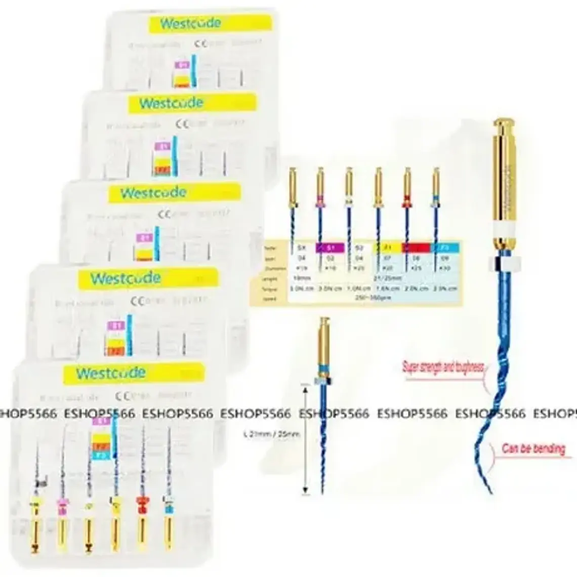 Limas Mecanizadas Protaper Set Endodoncia Modelos Santiago 25