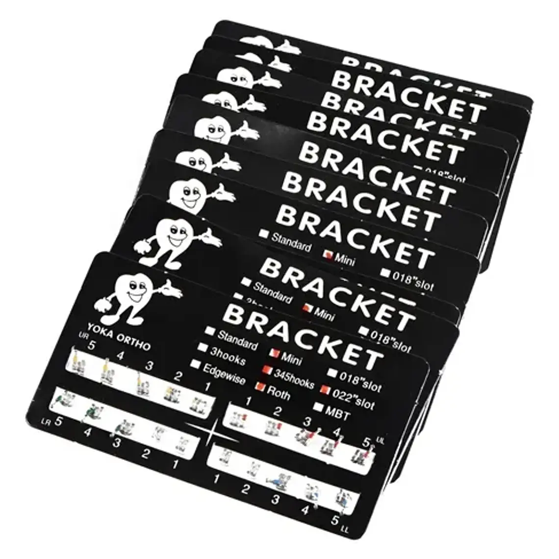 3 X Brackets Ortodoncia Metálicos Roth Mbt Slot 022 Santiago 7