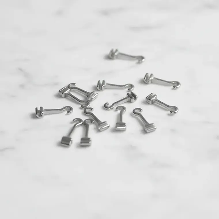 Crimpables Hook Ortodoncia Bolsita 10u Santiago 8