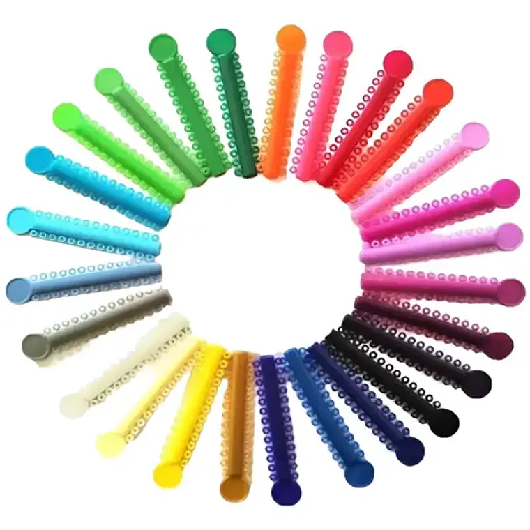 Ligaduras Ortodoncia Elásticos Multicolores Las Más Lindas 1