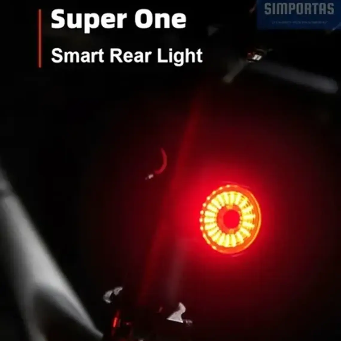 Luz Led Freno Inteligente Bicicleta Super One La Mejor Stgo 2