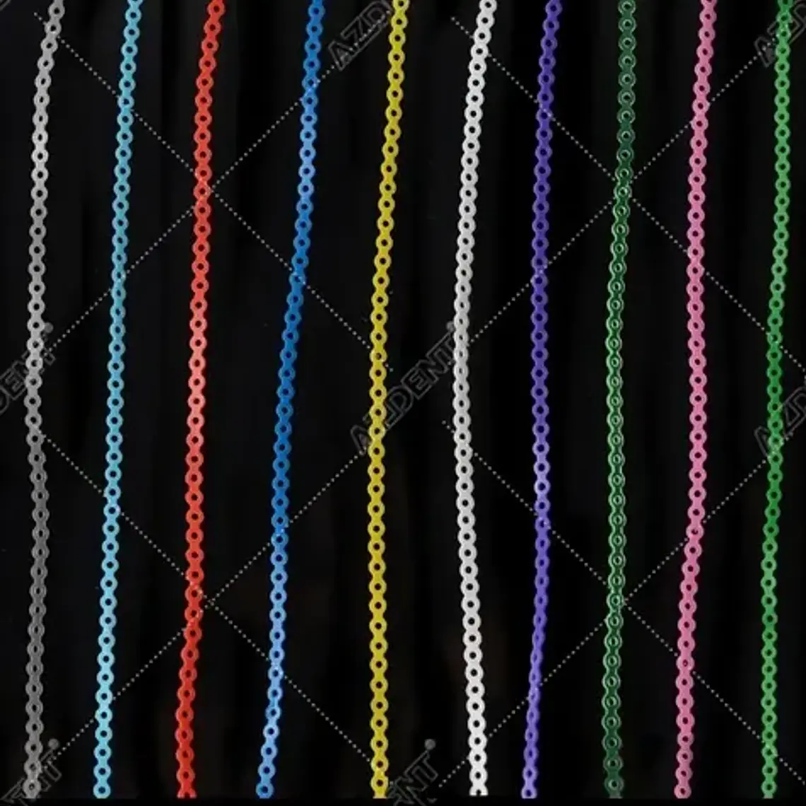 Cadeneta Elástica Ortodoncia Diversos Colores Cadena Stgo. 46