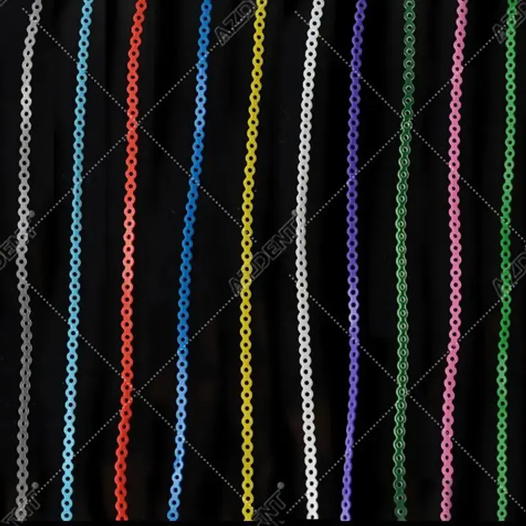 Cadeneta Elástica Ortodoncia Diversos Colores Cadena Stgo. 132