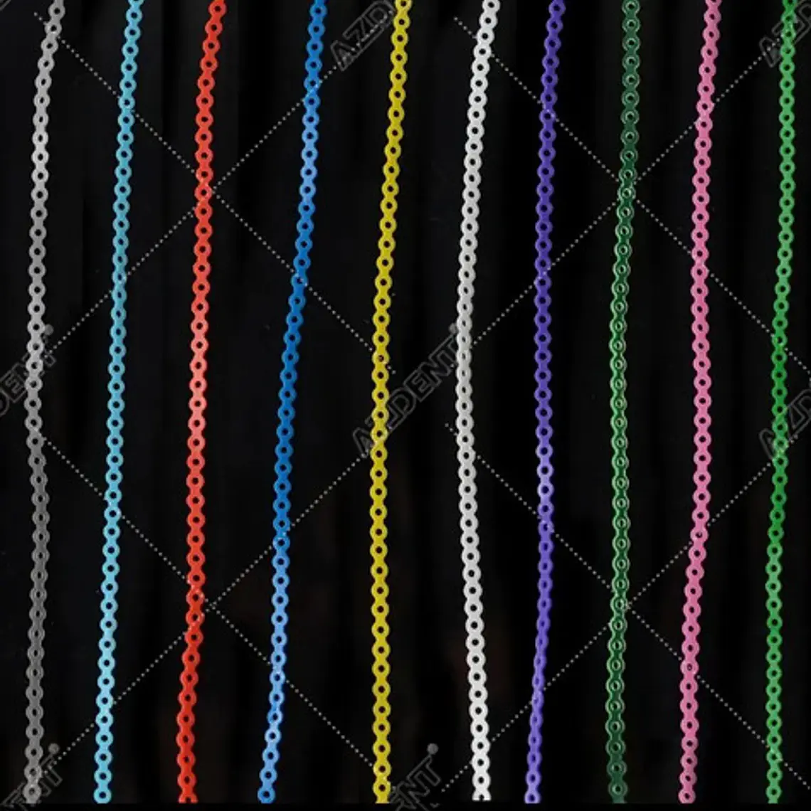 Cadeneta Elástica Ortodoncia Diversos Colores Cadena Stgo. 208