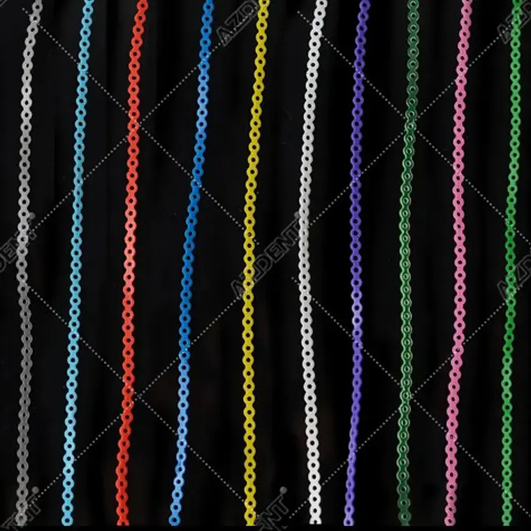 Cadeneta Elástica Ortodoncia Diversos Colores Cadena Stgo. 224